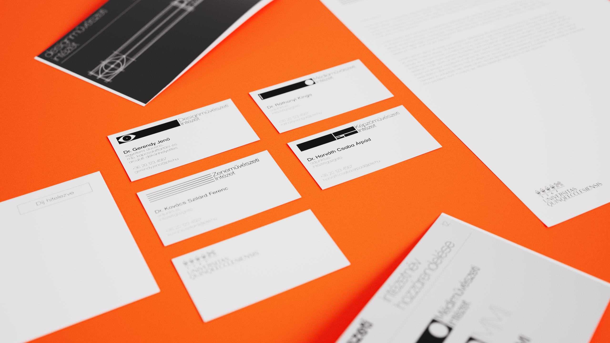 PTE MK Presentation of PTE MK letterhead, envelope and identity card design